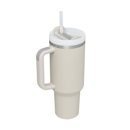 40 Oz Tumbler With Handle Straw.