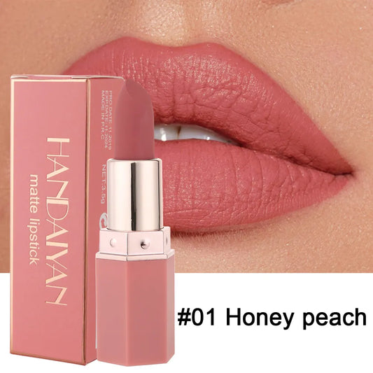 HANDAIYAN 6 Colors Matte Lipstick Beauty Lip Gloss