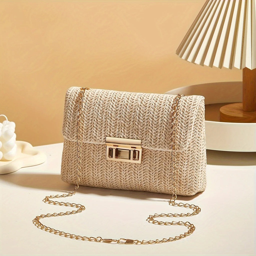 Chic Handwoven Straw Shoulder Bag™