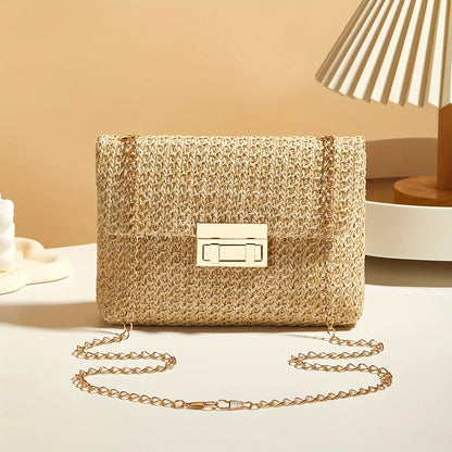 Chic Handwoven Straw Shoulder Bag™