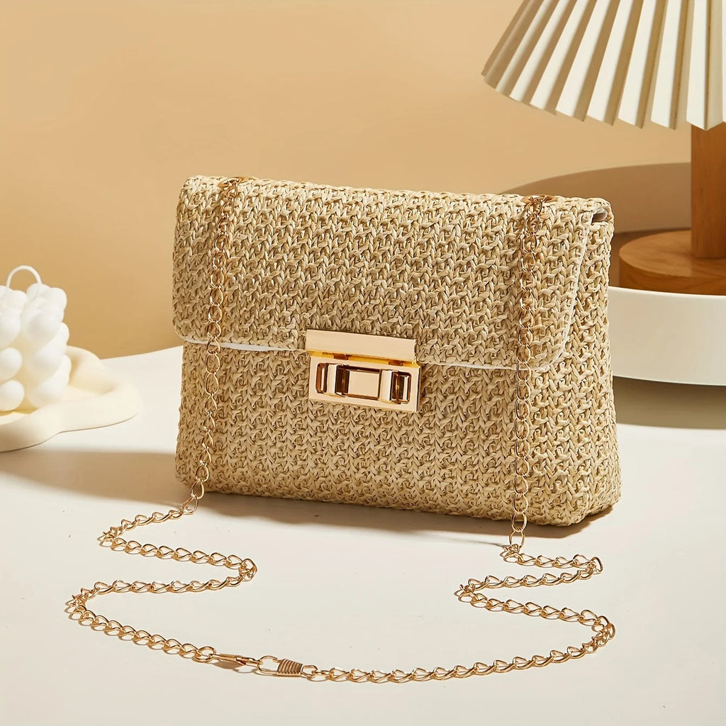 Chic Handwoven Straw Shoulder Bag™
