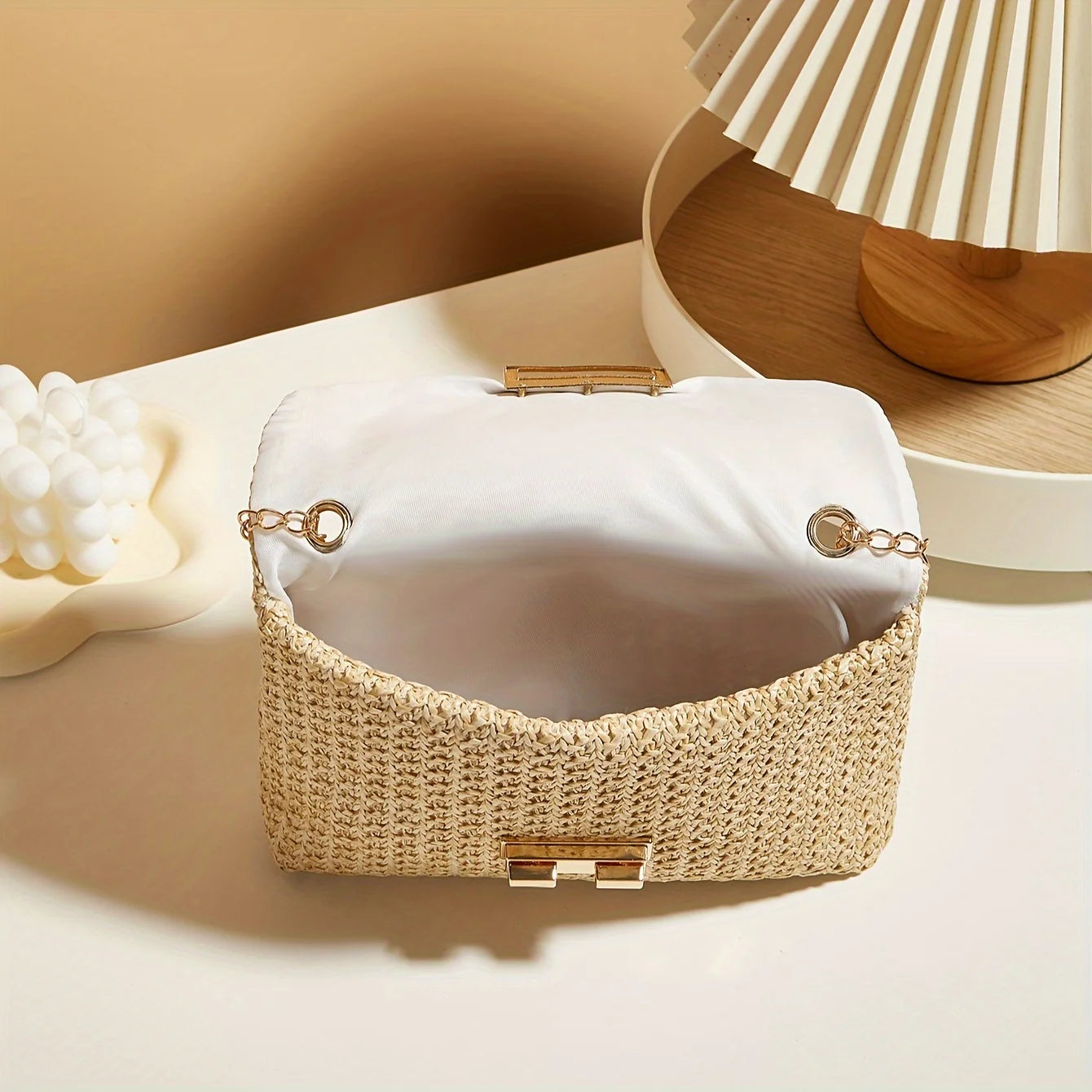 Chic Handwoven Straw Shoulder Bag™