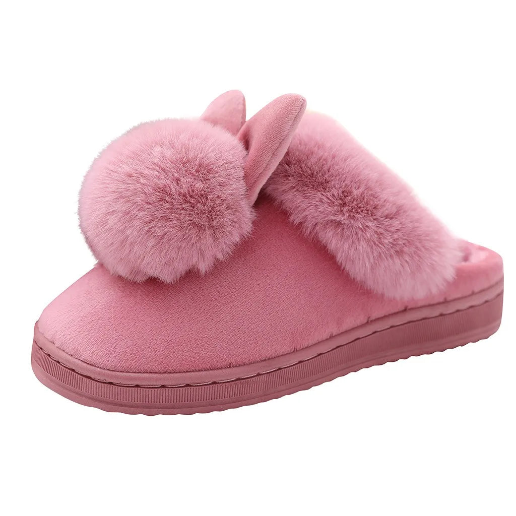 Winter Warm Home Fur Slippers Women's