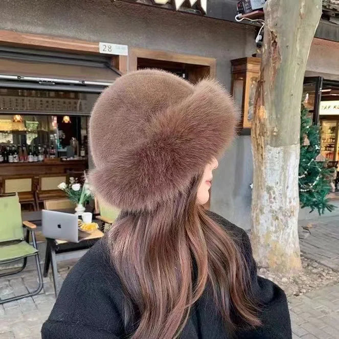 Autumn And Winter New Women's Fashion Fur Cap