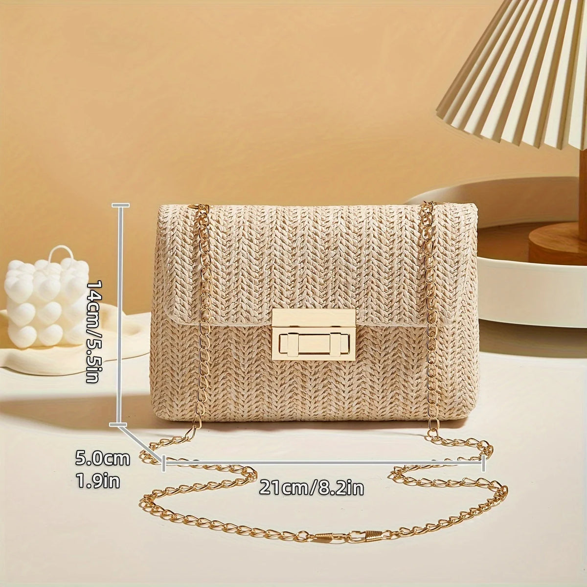 Chic Handwoven Straw Shoulder Bag™