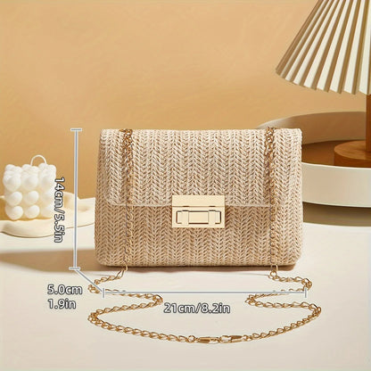 Chic Handwoven Straw Shoulder Bag™
