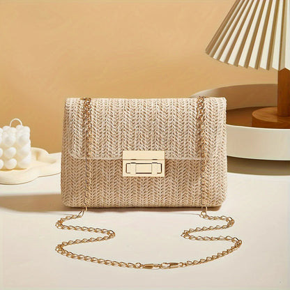 Chic Handwoven Straw Shoulder Bag™