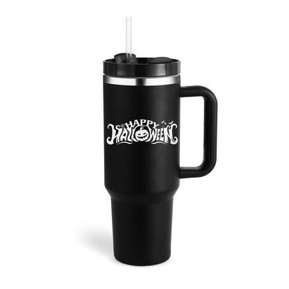 40 Oz Tumbler With Handle Straw.