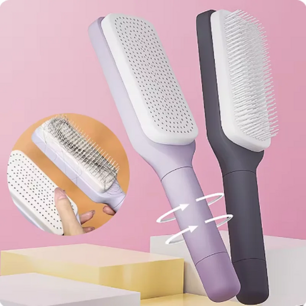 Magical Self-Cleaning Hairbrush